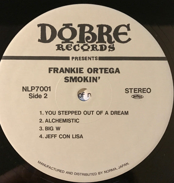 Frankie Ortega - Smokin' (Vinyl, LP, Album) Very Good Plus (VG+) / Very Good Plus (VG+)