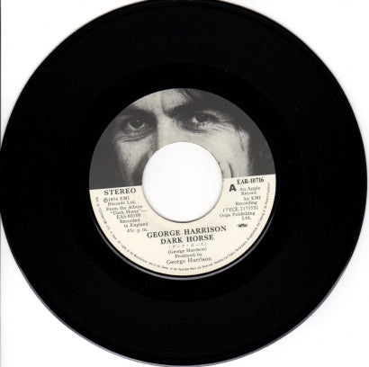 George Harrison - ダーク・ホース = Dark Horse (Vinyl, 7", 45 RPM, Single, Stereo) Very Good (VG) / Generic