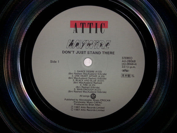 Haywire (2) - Don't Just Stand There (Vinyl, LP, Album, Promo) Near Mint (NM or M-) / Very Good Plus (VG+)