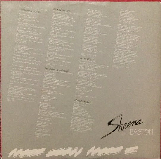 Sheena Easton - A Private Heaven (Vinyl, LP, Album, Stereo) Good Plus (G+) / Good Plus (G+)