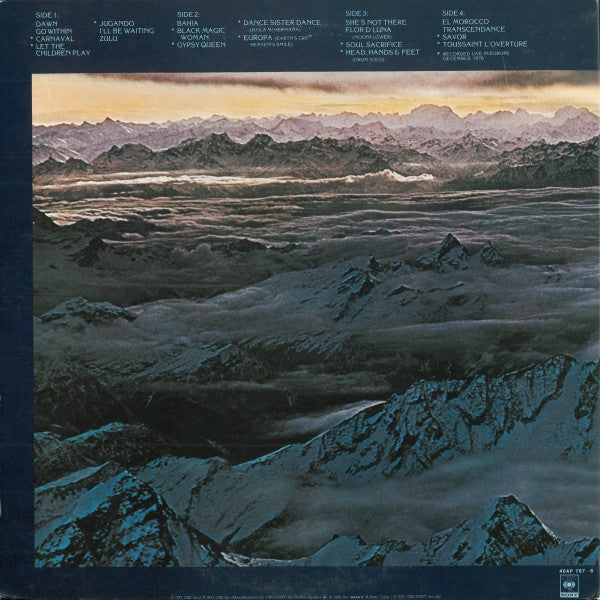 Santana - Moonflower (Vinyl, LP, Album, Stereo)