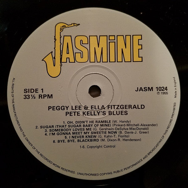 Peggy Lee - Pete Kelly's Blues (Vinyl, LP, Album, Reissue, Mono) Very Good (VG) / Good Plus (G+)