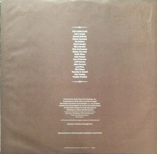 Joe Walsh - The Confessor (Vinyl, LP, Album) Very Good Plus (VG+) / Very Good (VG)