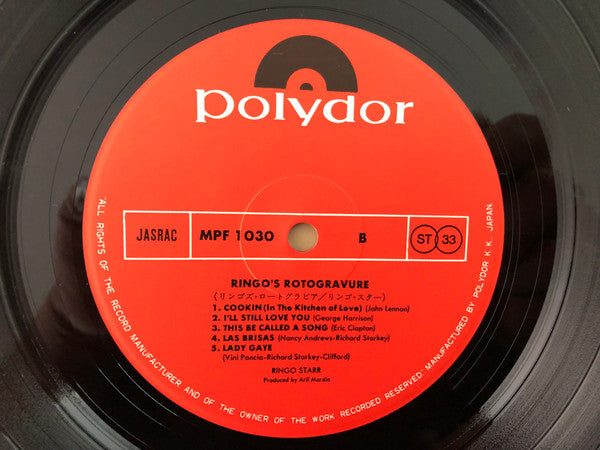 Ringo Starr - Ringo's Rotogravure (Vinyl, LP, Album)