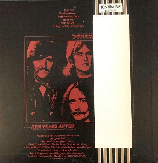 Ten Years After - Positive Vibrations (Vinyl, LP, Album, Reissue) Very Good Plus (VG+) / Very Good (VG)