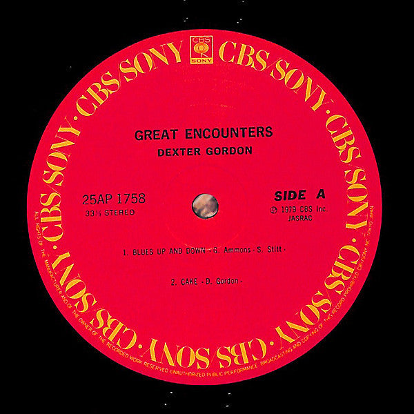 Dexter Gordon - Great Encounters (Vinyl, LP, Album) Near Mint (NM or M-) / Very Good Plus (VG+)