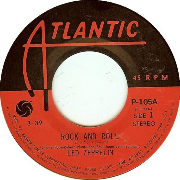 Led Zeppelin - Rock And Roll / Four Sticks (Vinyl, 7", 45 RPM, Sing...