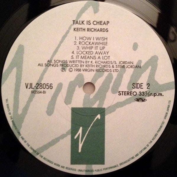Keith Richards - Talk Is Cheap (Vinyl, LP, Album)