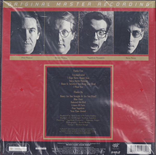 Elvis Costello & The Attractions - Blood & Chocolate (Vinyl, LP, Album, Limited Edition, Numbered, Remastered) Mint (M) / Mint (M)