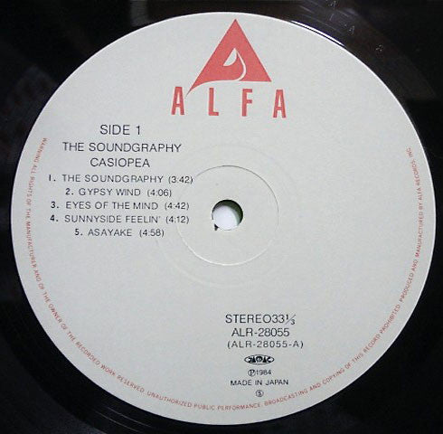 Casiopea - The Soundgraphy (Vinyl, LP, Album, Compilation, Stereo)