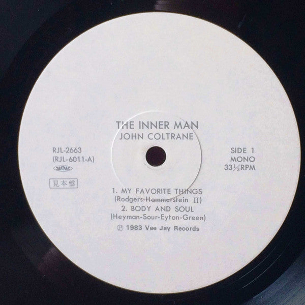 John Coltrane - The Inner Man (Vinyl, LP, Album, Promo, Reissue, Mono) Very Good Plus (VG+) / Very Good (VG)