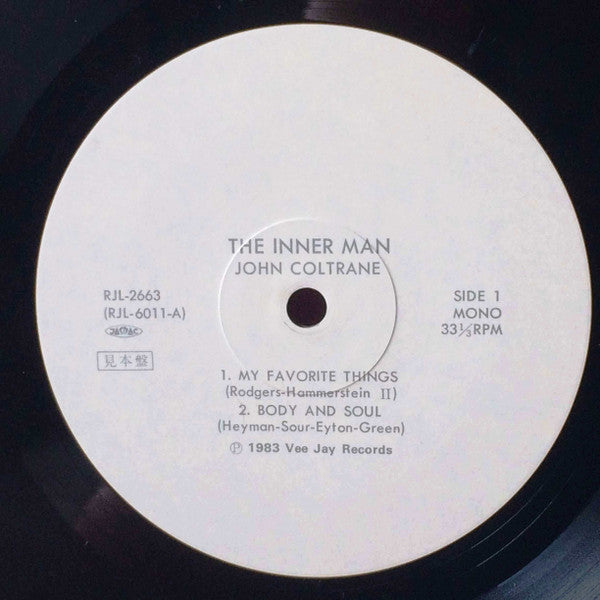 John Coltrane - The Inner Man (Vinyl, LP, Album, Promo, Reissue, Mono) Very Good Plus (VG+) / Very Good Plus (VG+)