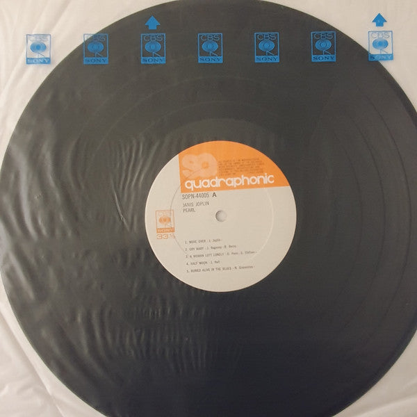 Janis Joplin - Pearl (Vinyl, LP, Album, Repress, Quadraphonic) Very Good Plus (VG+) / Very Good (VG)
