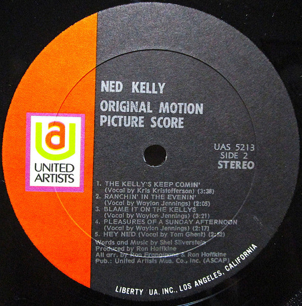 Various - Mick Jagger As Ned Kelly (Vinyl, LP, Album, Stereo) Very Good (VG) / Poor (P)