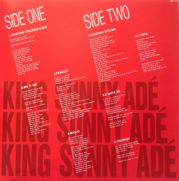 King Sunny Ade & His African Beats - Synchro System = シンクロ・システム (Vi...