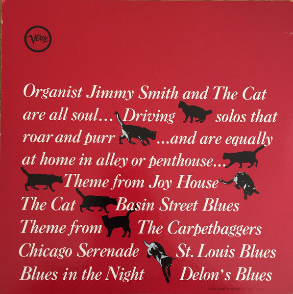 Jimmy Smith - The Cat (Vinyl, LP, Album, Reissue) Very Good Plus (VG+) / Very Good Plus (VG+)