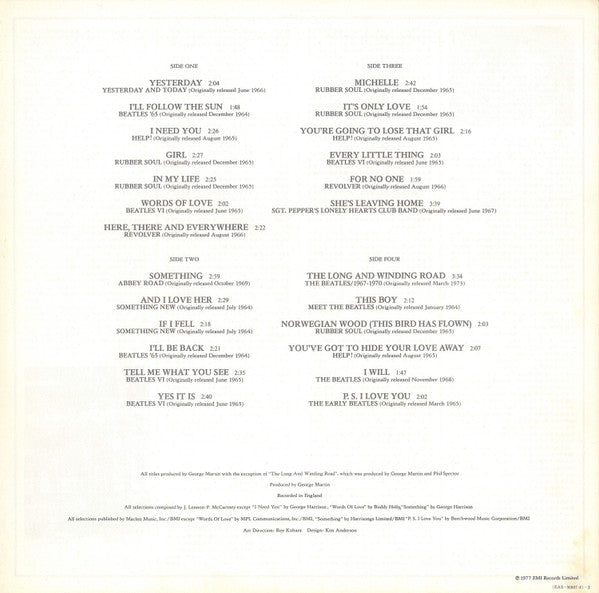 The Beatles - Love Songs = ラヴ・ソングス (Vinyl, LP, Album, Compilation, ...