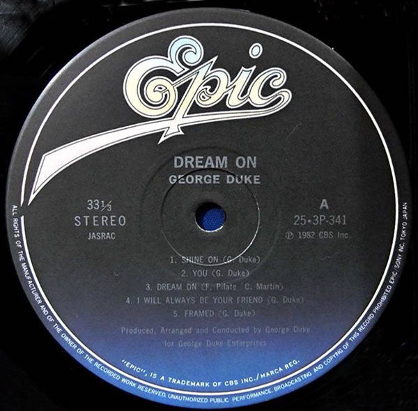 George Duke - Dream On (Vinyl, LP, Album)
