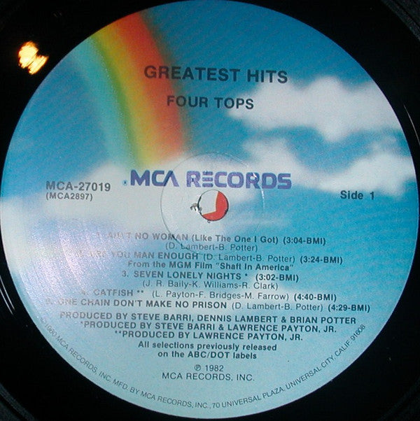 Four Tops - Greatest Hits (1972 - 1976) (Vinyl, LP, Compilation) Very Good (VG) / Very Good (VG)