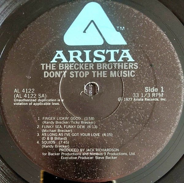 The Brecker Brothers - Don't Stop The Music (Vinyl, LP, Album) Good Plus (G+) / Good Plus (G+)
