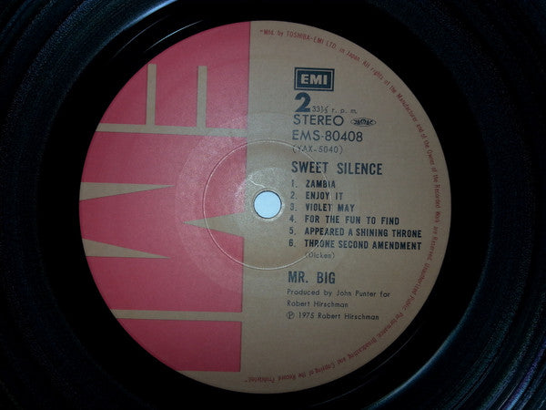 Mr Big - Sweet Silence (Vinyl, LP, Album)