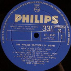 The Walker Brothers - The Walker Brothers In Japan (2xVinyl, LP, Stereo) Good Plus (G+) / Very Good Plus (VG+)