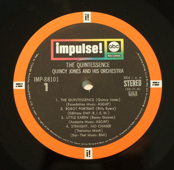 Quincy Jones And His Orchestra - The Quintessence (Vinyl, LP, Album...