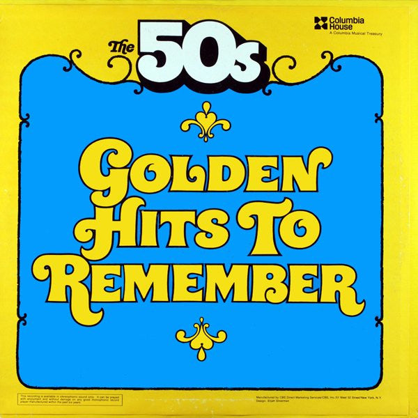 Various - The 50's Greatest Love Songs / The 50's Golden Hits To Remember (2xVinyl, LP, Compilation) Very Good Plus (VG+) / Very Good (VG)