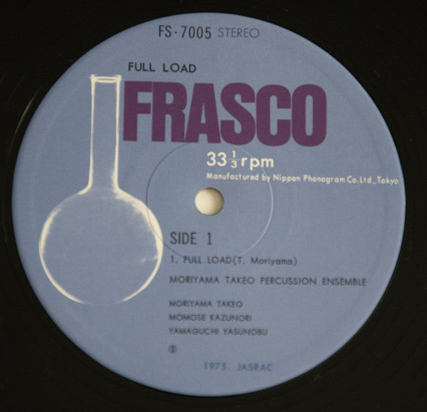 Moriyama Takeo Percussion Ensemble - Full Load (Vinyl, LP, Album) Very Good Plus (VG+) / Very Good Plus (VG+)