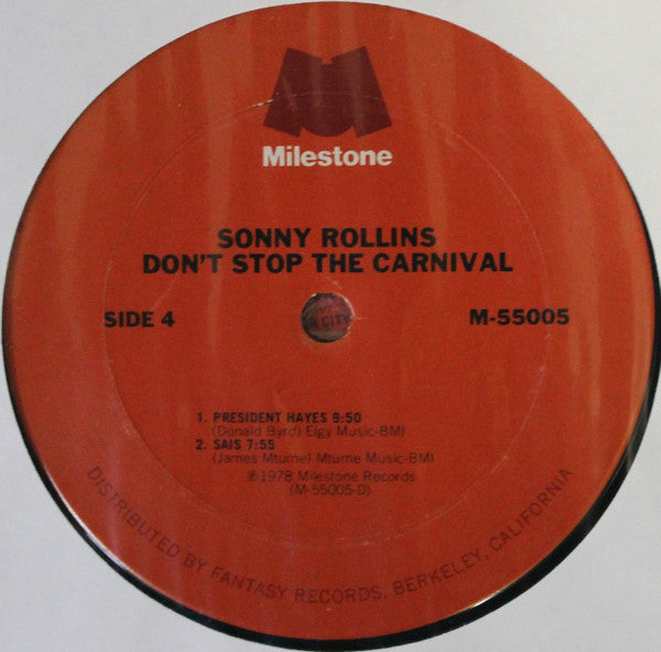 Sonny Rollins - Don't Stop The Carnival (2xVinyl, LP, Album) Very Good Plus (VG+) / Very Good Plus (VG+)