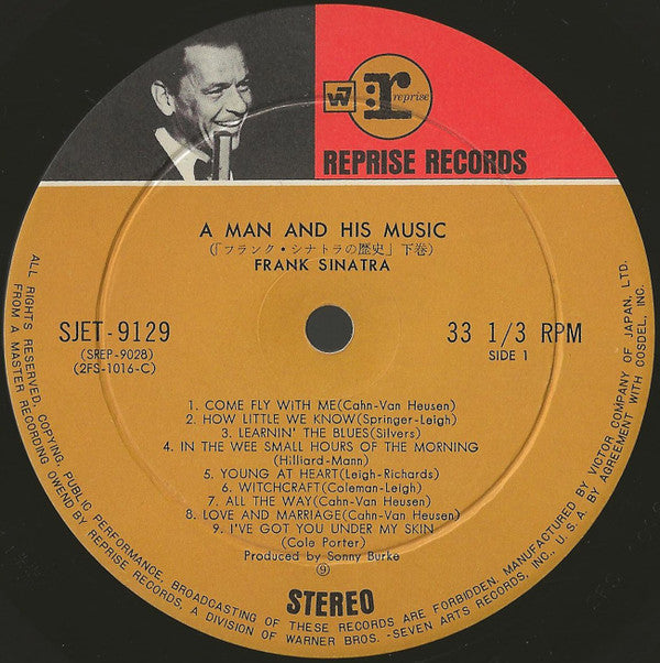 Frank Sinatra - A Man And His Music = フランク・シナトラの歴史 (2xVinyl, LP, Album, Stereo) Very Good Plus (VG+) / Very Good Plus (VG+)