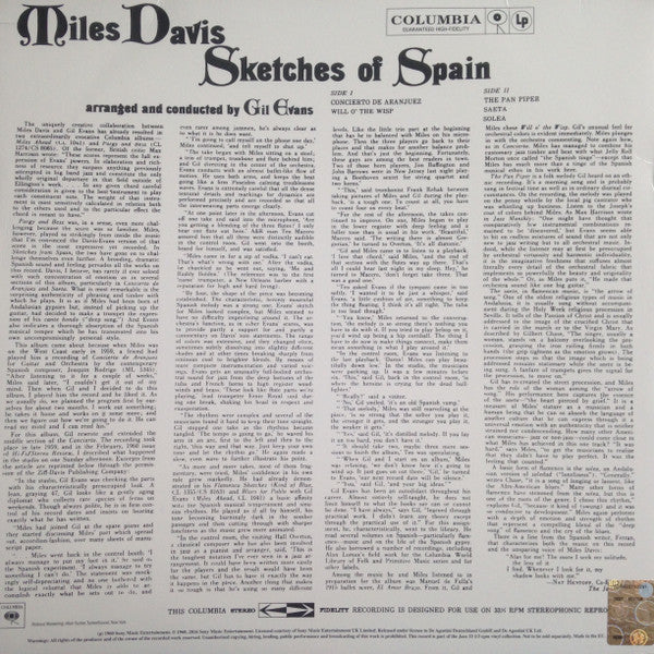 Miles Davis - Sketches Of Spain (Vinyl, LP, Album, Reissue)
