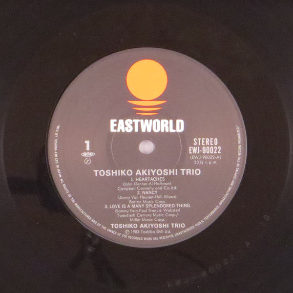 Toshiko Akiyoshi - Toshiko Akiyoshi Trio (Vinyl, LP, Album) Near Mint (NM or M-) / Very Good Plus (VG+)