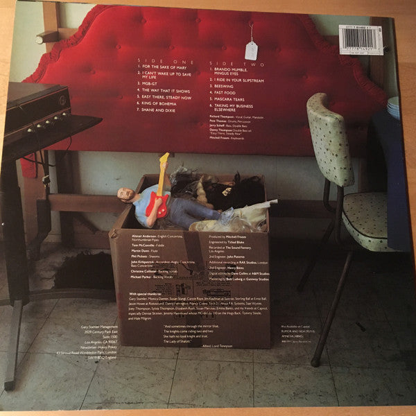 Richard Thompson - Mirror Blue (Vinyl, LP, Album) Very Good Plus (VG+) / Very Good Plus (VG+)