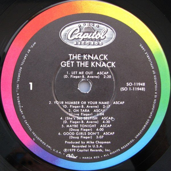 The Knack (3) - Get The Knack (Vinyl, LP, Album) Good Plus (G+) / Good Plus (G+)