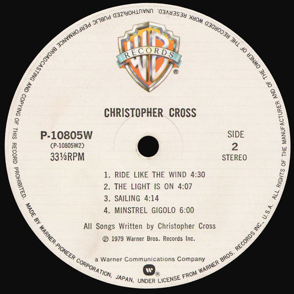 Christopher Cross - Christopher Cross (Vinyl, LP, Album)