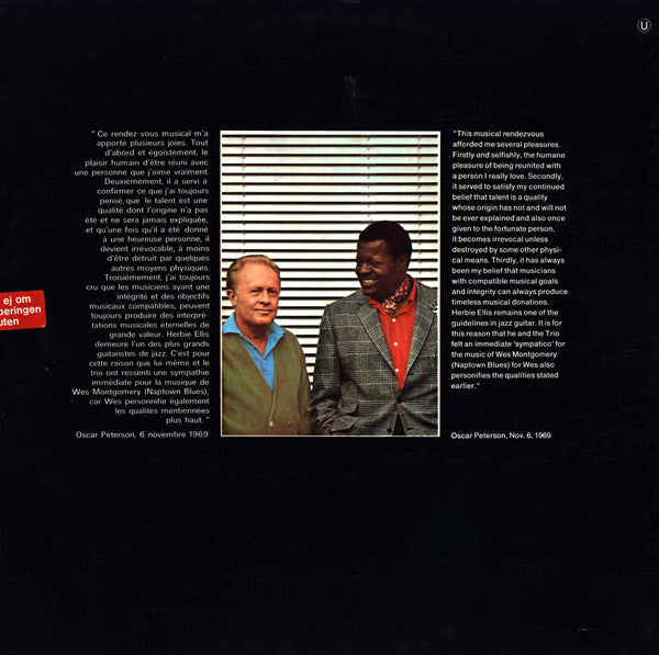 The Oscar Peterson Trio - "Hello Herbie" (Vinyl, LP, Album)