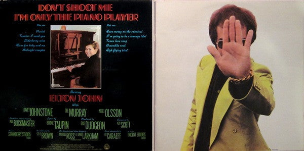 Elton John - Don't Shoot Me I'm Only The Piano Player (Vinyl, LP, Album) Very Good (VG) / Good Plus (G+)