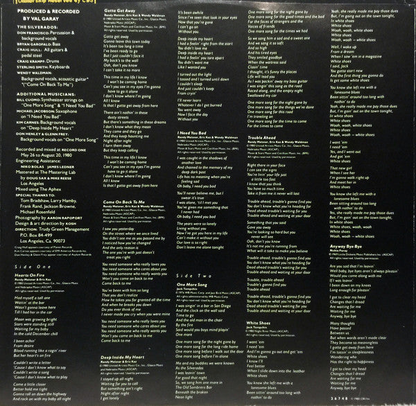 Randy Meisner - One More Song (Vinyl, LP, Album, Stereo) Very Good (VG) / Very Good (VG)