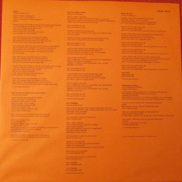 The Beatles - 1962-1966 (2xVinyl, LP, Compilation, Reissue) Very Good Plus (VG+) / Very Good Plus (VG+)
