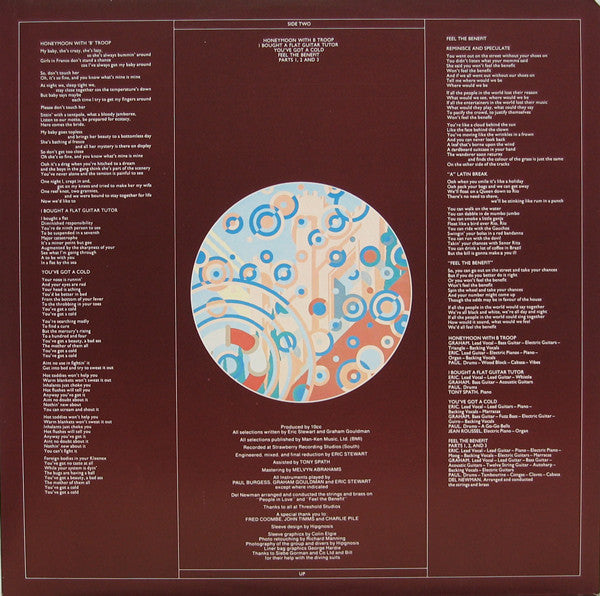 10cc - Deceptive Bends (Vinyl, LP, Album, Stereo) Very Good Plus (VG+) / Very Good Plus (VG+)