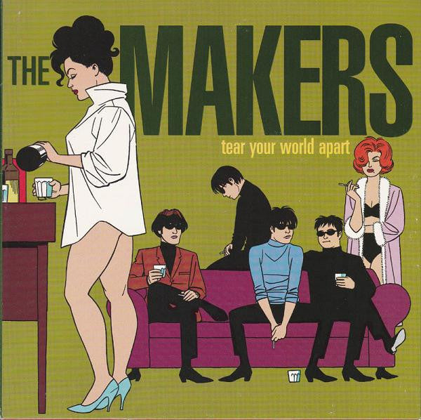 The Makers - Tear Your World Apart (2xVinyl, 7", 45 RPM) Very Good (VG) / Very Good (VG)