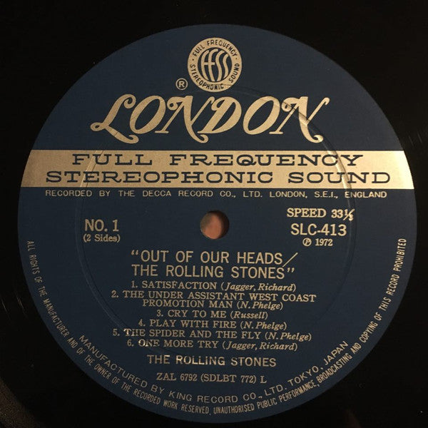 The Rolling Stones - Out Of Our Heads (Vinyl, LP, Album, Stereo) Very Good Plus (VG+) / Good Plus (G+)