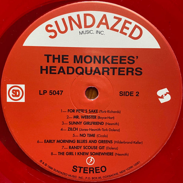 The Monkees - Headquarters (Vinyl, LP, Album, Reissue, Stereo) Very Good (VG) / Very Good Plus (VG+)