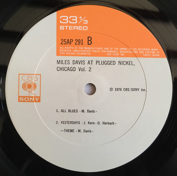 Miles Davis - Miles Davis At Plugged Nickel, Chicago Vol.2 (Vinyl, ...