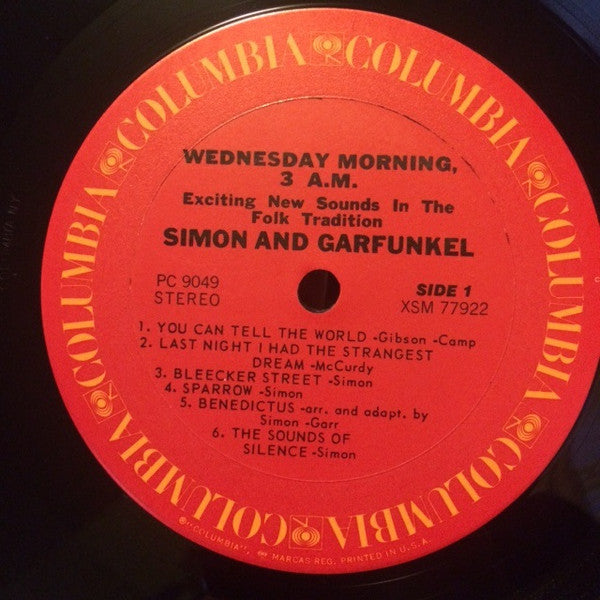 Simon & Garfunkel - Wednesday Morning, 3 A.M. (Vinyl, LP, Album, Reissue, Stereo) Very Good Plus (VG+) / Very Good (VG)