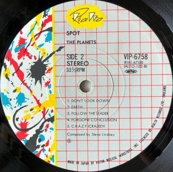 The Planets (2) - Spot (Vinyl, LP, Album) Very Good Plus (VG+) / Very Good (VG)