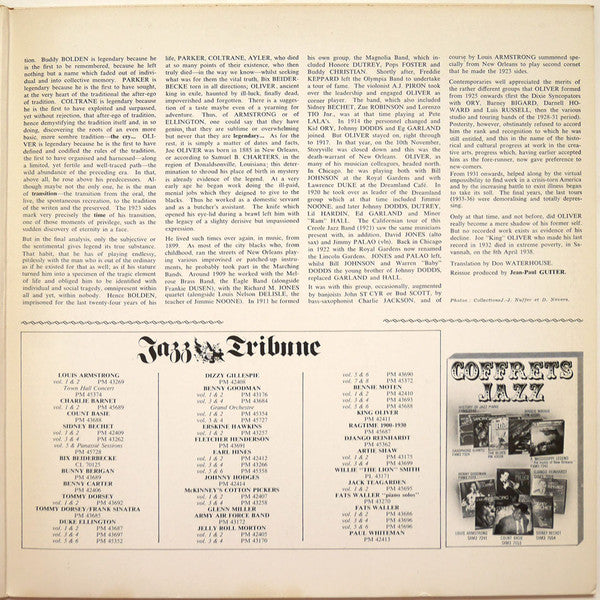 King Oliver & His Orchestra - Jazz Tribune No.6: King Oliver And His Orchestra (1929-1930) (2xVinyl, LP, Compilation) Very Good Plus (VG+) / Very Good Plus (VG+)