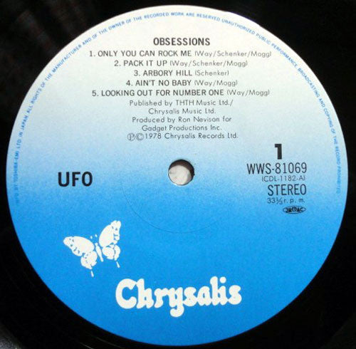 UFO (5) - Obsession (Vinyl, LP, Album)