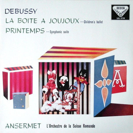 Claude Debussy - La Boite A Joujoux / Printemps (Vinyl, LP, Stereo, Reissue) Very Good Plus (VG+) / Very Good (VG)